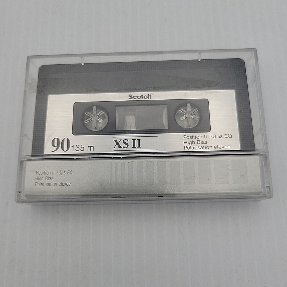 Scotch XS II 90 High Bias Audio‎ Cassette Tape - Pre Owned